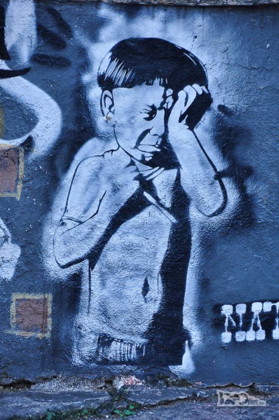 Arte nas ruas de Santa tereza, no Rio de Janeiro